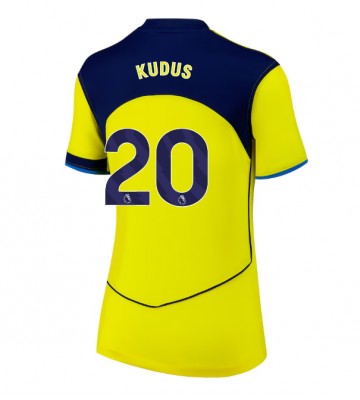 Tottenham Hotspur Mohammed Kudus #20 Tredjetrøje Dame 2025-26 Kortærmet